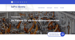 Desktop Screenshot of inpro-electric.de